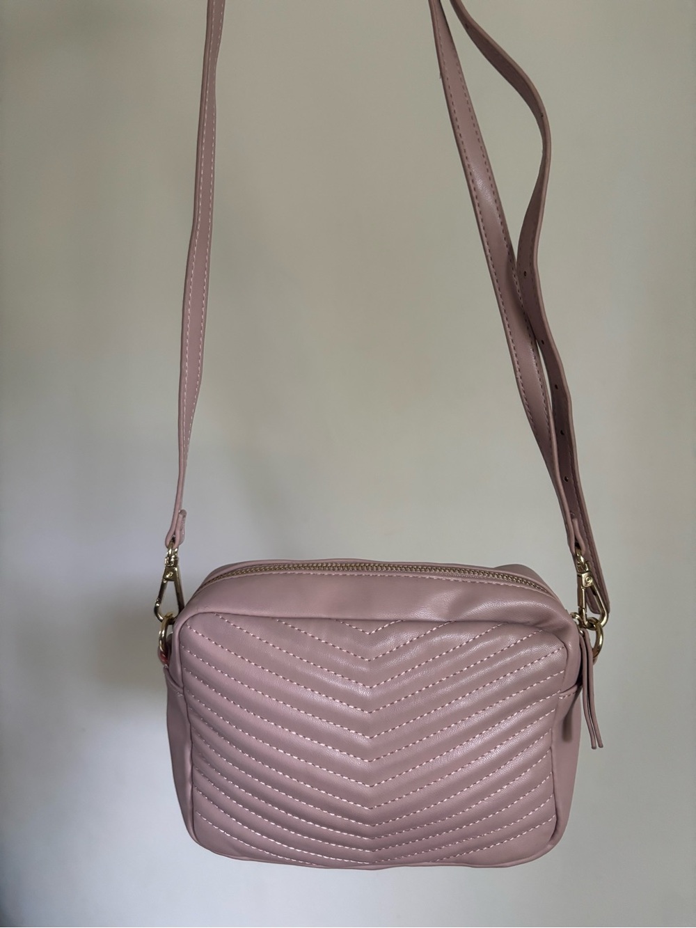 Blush Quilted Crossbody Bag - Joe Fresh